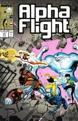 Alpha Flight (1983 Series) #61 &mdash; buy comic book in Ukraine