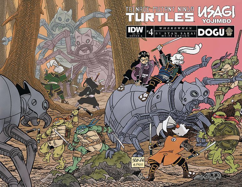 Teenage Mutant Ninja Turtles / Usagi Yojimbo: Wherewhen #4 &mdash; buy comic book in Ukraine