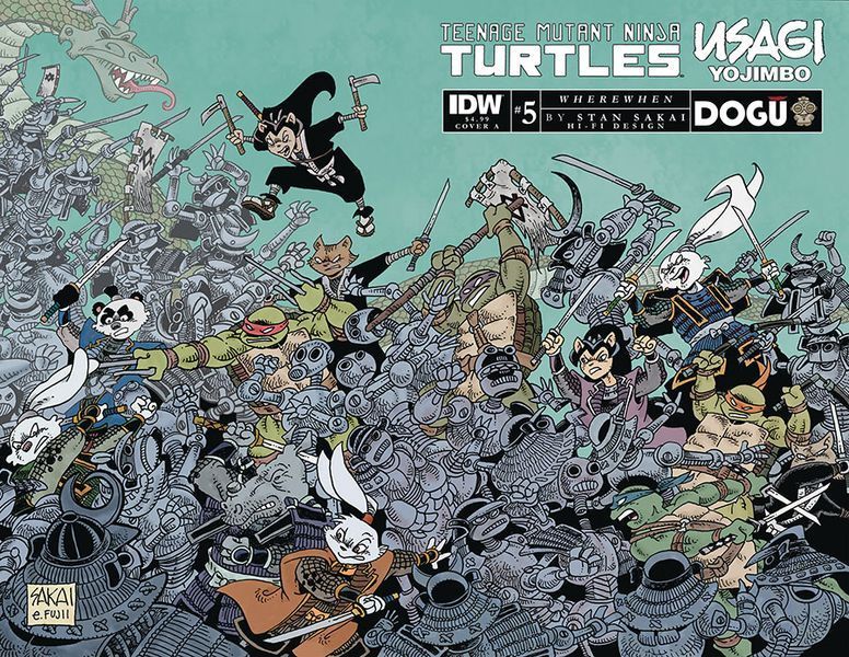 Teenage Mutant Ninja Turtles / Usagi Yojimbo: Wherewhen #5 &mdash; комікс купити в Україні